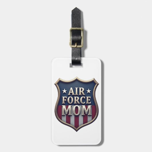 Air Force (USAF) Mom Bagagelabel (Voorkant verticaal)
