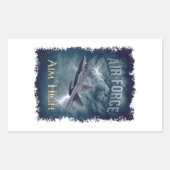 Air Force (USAF) Rechthoekige Sticker (Voorkant)