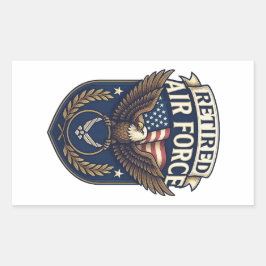 Air Force (USAF) Rechthoekige Sticker