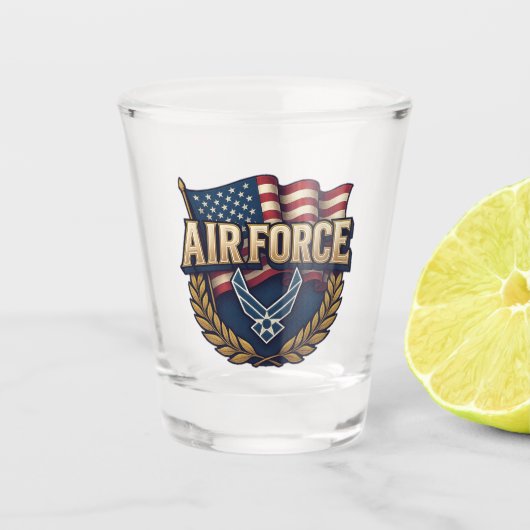 Air Force (USAF) Shot Glas (Voorkant)