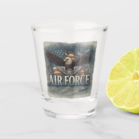 Air Force (USAF) Shot Glas (Voorkant)