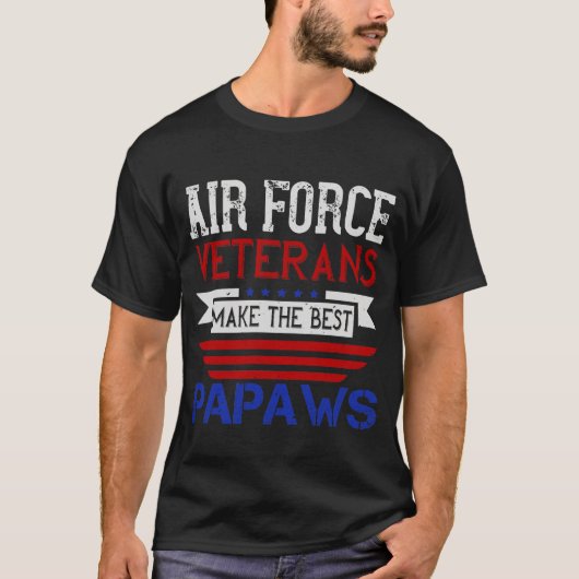 Air Force Veterans make the best PAWS-01 T-shirt (Voorkant)