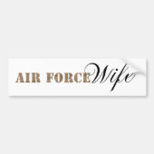 Air Force Wife Bumpersticker (Voorkant)