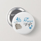 Air Force Wife Button (Voorkant /achterkant)