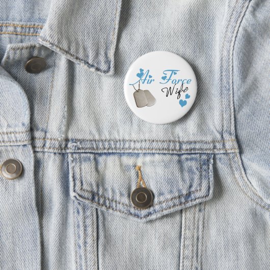 Air Force Wife Button (In situ)