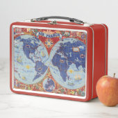 Air France Map of the World (In situ)