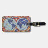 Air France Map of the World Bagagelabel (Voorkant horizontaal)