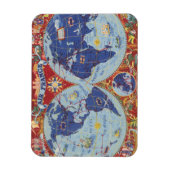 Air France Map of the World Magneet (Verticaal)