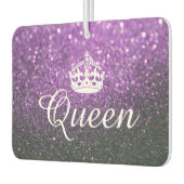 Air Freshener - Queen Crown Glitter Purple Luchtverfrisser (Links)