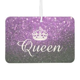 Air Freshener - Queen Crown Glitter Purple Luchtverfrisser