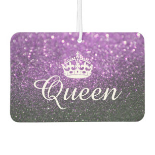 Air Freshener - Queen Crown Glitter Purple Luchtverfrisser