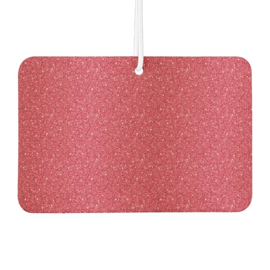 Air Freshener Red Faux Glitter Heart Luchtverfrisser (Voorkant)