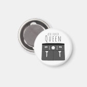 Air Fryer Koningin Magneet (Voorkant / Achterkant)