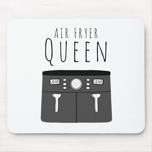 Air Fryer Koningin Muismat (Voorkant)