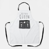 Air Fryer Koningin Schort (Voorkant)