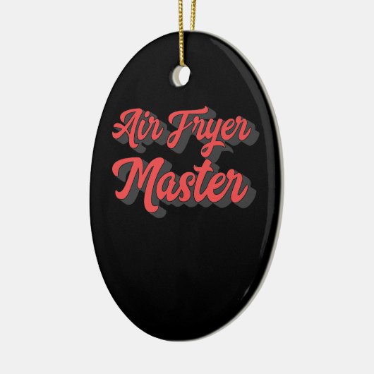 Air Fryer Master Cook Food Lover Gift|Love Chicken Keramisch Ornament (Links)