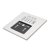 Air Fryer Queen Beverage Tegeltje (Zijkant)