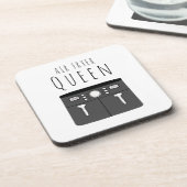 Air Fryer Queen Bier Onderzetter (Linkerzijde)