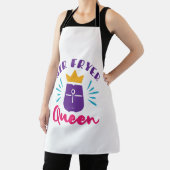 Air Fryer Queen Cook Cooking Chef Women Girls Schort (Insitu)