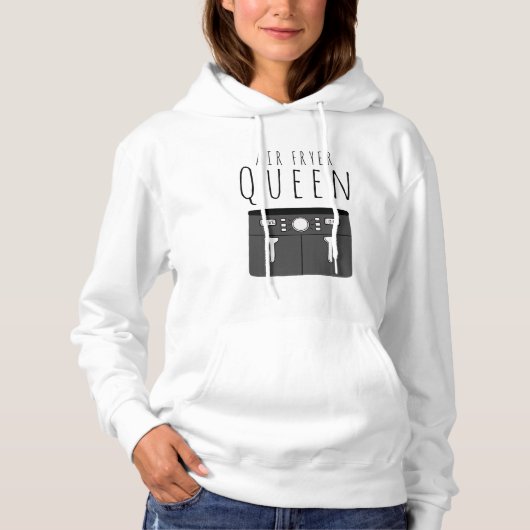 Air Fryer Queen Hoodie (Voorkant)