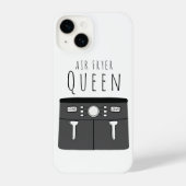 Air Fryer Queen iPhone Hoesje (Achterkant)