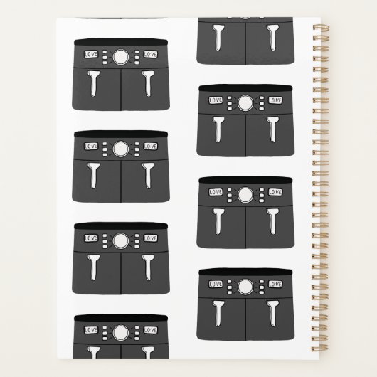 Air Fryer Queen Planner (Achterkant)