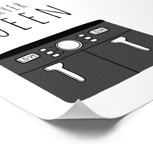 Air Fryer Queen Poster (Hoek)