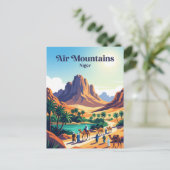 Aïr-gebergte Niger Briefkaart (Staand voorkant)