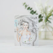 Air Goddess-postkaart Briefkaart (Staand voorkant)