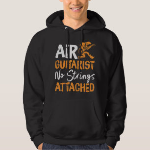 Air Guitarist No Strings Attached Pap Guitar en B Hoodie