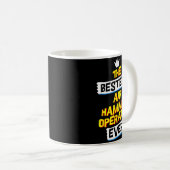 Air Hammer Operator, Funny Job Occupation  Koffiemok (Voorkant rechts)