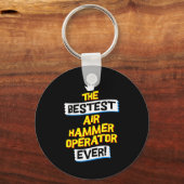 Air Hammer Operator, Funny Job Occupation  Sleutelhanger (Voorkant)