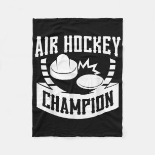 Air Hockey Grappig T-shirt.png Fleece Deken