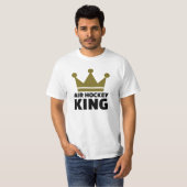 Air hockey King T-shirt (Voorkant volledig)