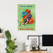 Air India - New York - Reisposter Prints (Thuiskantoor)