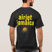 AIR JET JAMAICA., COM OFFICIEEL Basis Donker T-shi T-shirt (Achterkant)