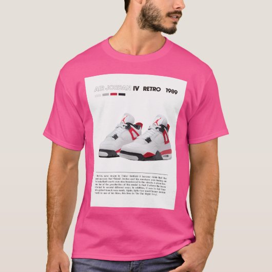 Air Jordan IV Retro 1989 T-shirt (Voorkant)