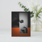 Air Kiss Briefkaart (Staand voorkant)