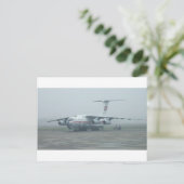 Air Koryo op de luchthaven Pyongyang, DVK Il-76 TD Briefkaart (Staand voorkant)