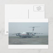 Air Koryo op de luchthaven Pyongyang, DVK Il-76 TD Briefkaart (Voorkant / Achterkant)