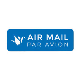 AIR MAIL AAVION AAVION 折 メり鶴鳥 origami , VoGELS ,  Etiket