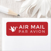 AIR MAIL AAVION AAVION 折 メり鶴鳥 origami , VoGELS ,  Etiket (Insitu)