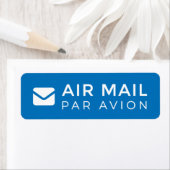 AIR MAIL AVION AVION 手 ー ルメア PAmail 紙  Etiket (Insitu)