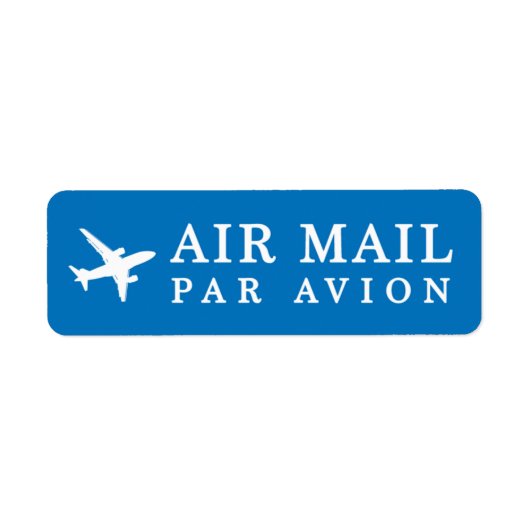 AIR MAIL AVION AVION 飛 メ ー機 PAR ア PAR行エ ETIKET (Voorkant)