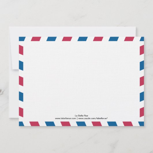 Air Mail Corporate Part Save The Date (Achterkant)