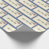 Air Mail Envelope met Birthday Postmark Cadeaupapier (Hoek)