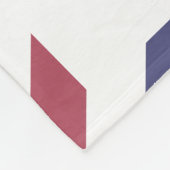 Air Mail Letter en Airplane custom message Fleece Deken (Hoek)