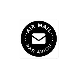 AIR MAIL PAR AVION エアメールスタンプ 手紙 便箋 mail letter ラバー Rubberstempel