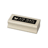 AIR MAIL PAR AVION 鳥 エアメールスタンプ bird birds ラバースタンプ Rubberstempel (Stempel)