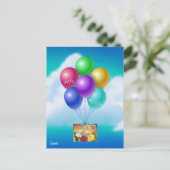 Air Mail Postcrossing Vintage - Briefkaart (Staand voorkant)